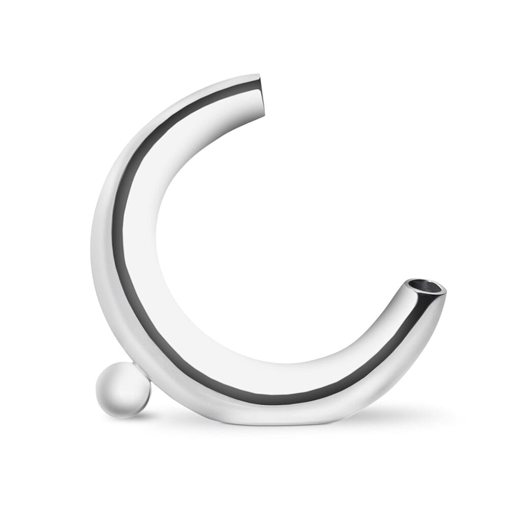 Nambe Crescent Moon Vase Vases Nambe