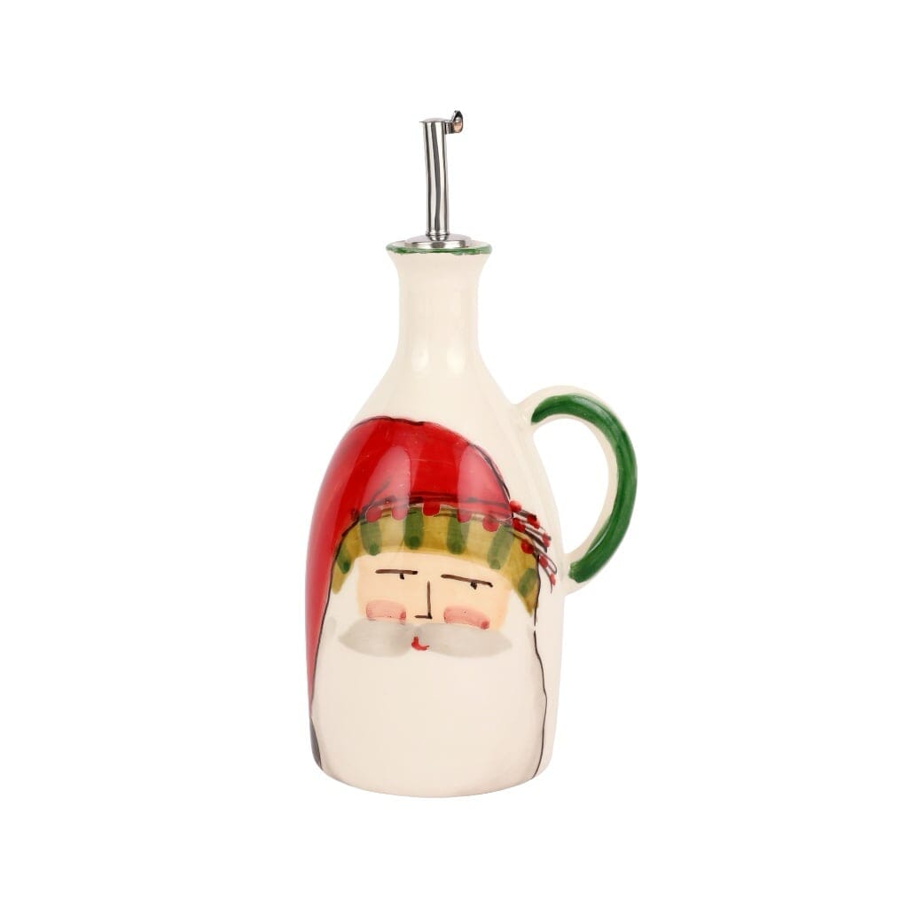 Vietri Old St. Nick Handled Olive Oil Bottle Dinnerware Vietri
