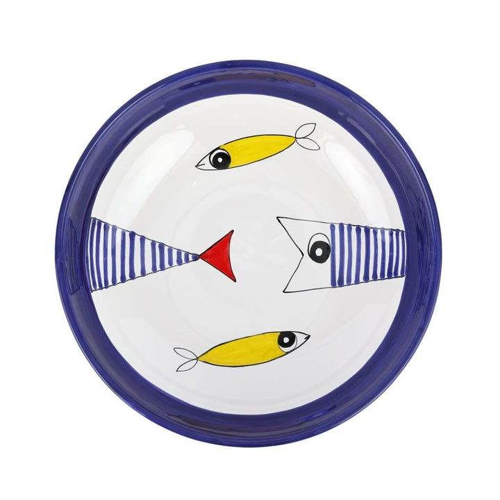 Vietri Pesce Pazzo Serving Bowl Bowls Vietri