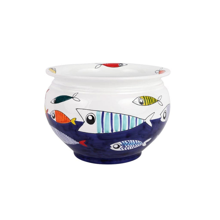 Vietri Pesce Pazzo Medium Cachepot Dinnerware Vietri