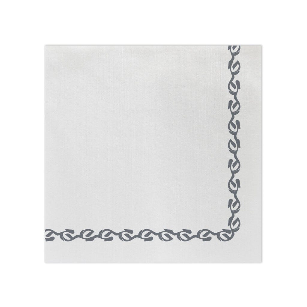 Vietri Papersoft Napkins Florentine Gray Dinner Napkins Napkins Vietri