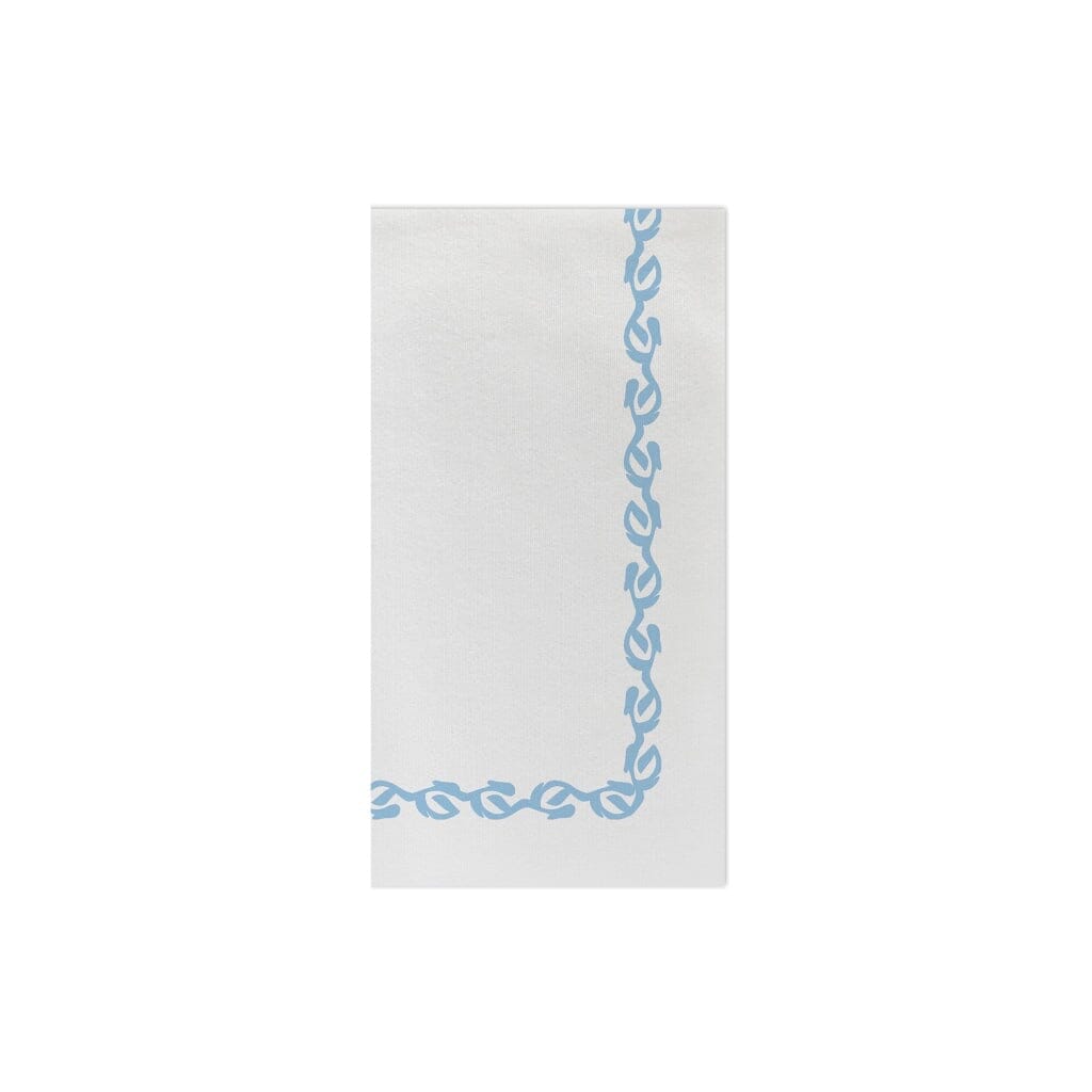 Vietri Papersoft Napkins Florentine Light Blue Guest Towels Napkins Vietri
