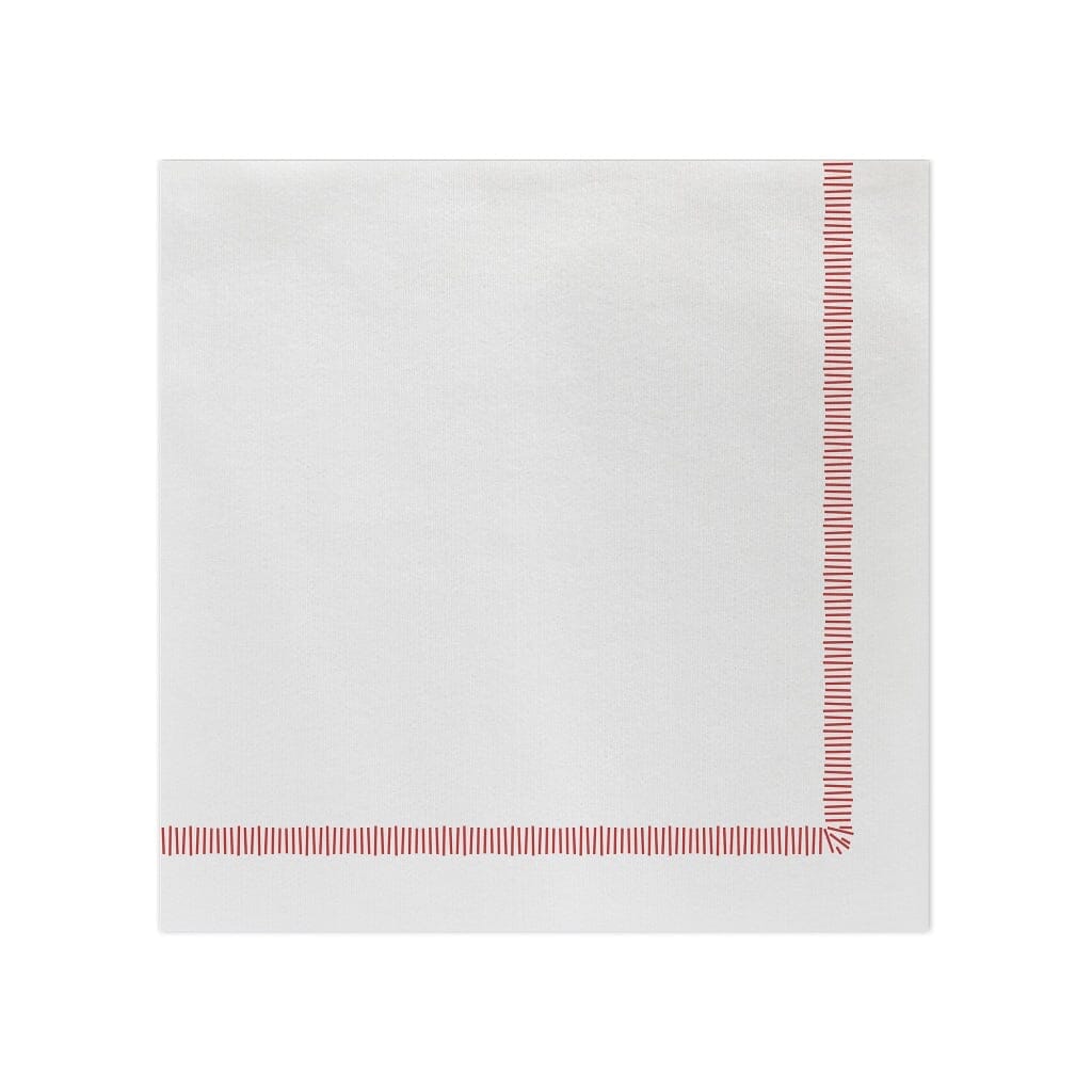 Vietri Papersoft Napkins Fringe Red Dinner Napkins Napkins Vietri
