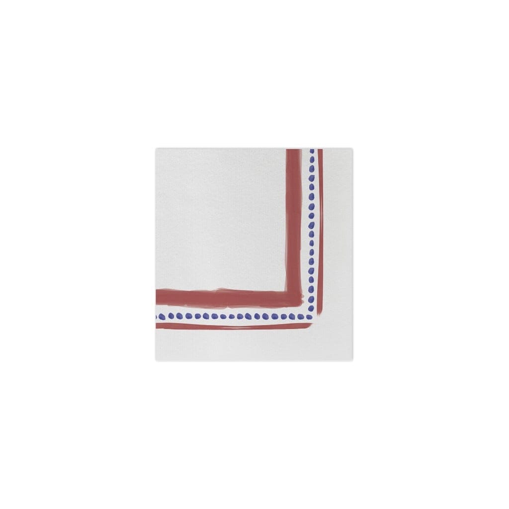 Vietri Papersoft Napkins Campagna Red Cocktail Napkins Napkins Vietri