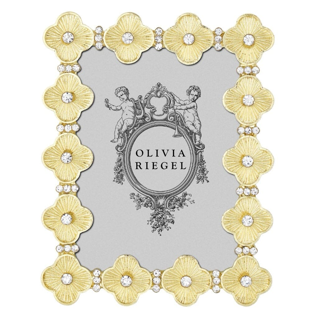 Olivia Riegel Gold Clover 2.5" x 3.5" Frame Picture Frames Olivia Riegel