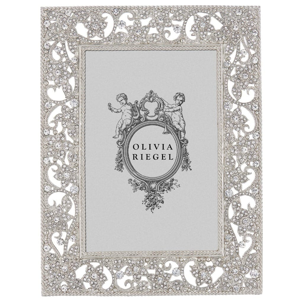 Olivia Riegel Silver Flora 4" x 6" Frame Picture Frames Olivia Riegel