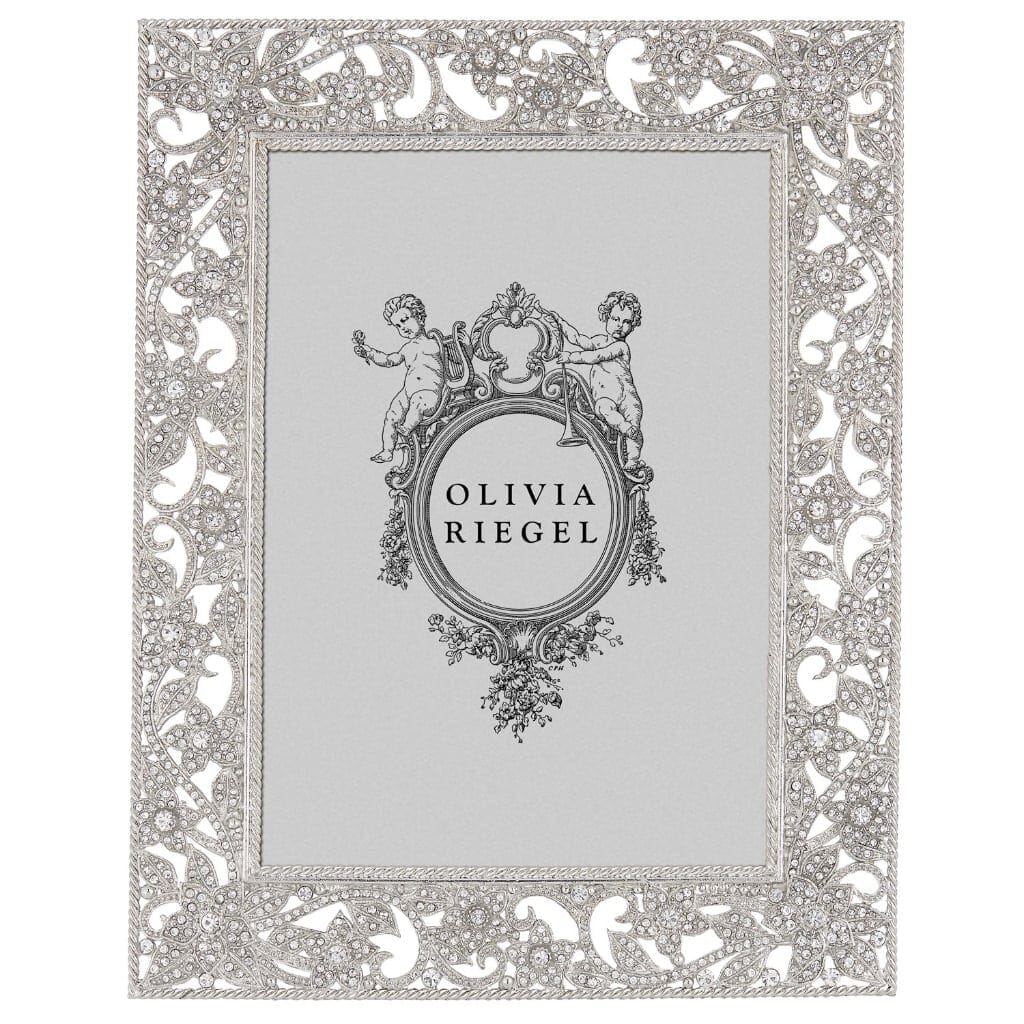 Olivia Riegel Silver Flora 5" x 7" Frame Picture Frames Olivia Riegel