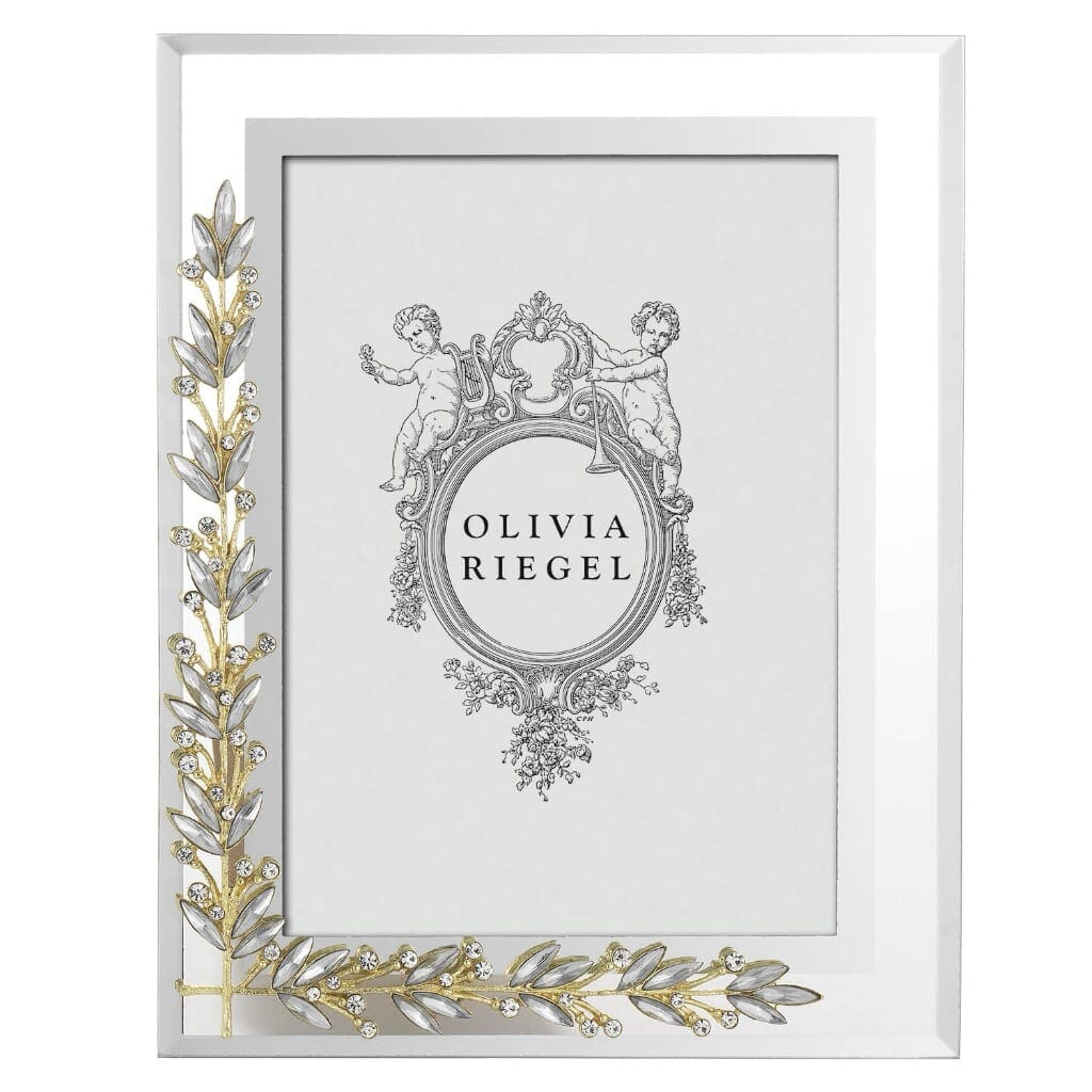 Olivia Riegel Gold & Silver Laurel 5" x 7" Frame Picture Frames Olivia Riegel
