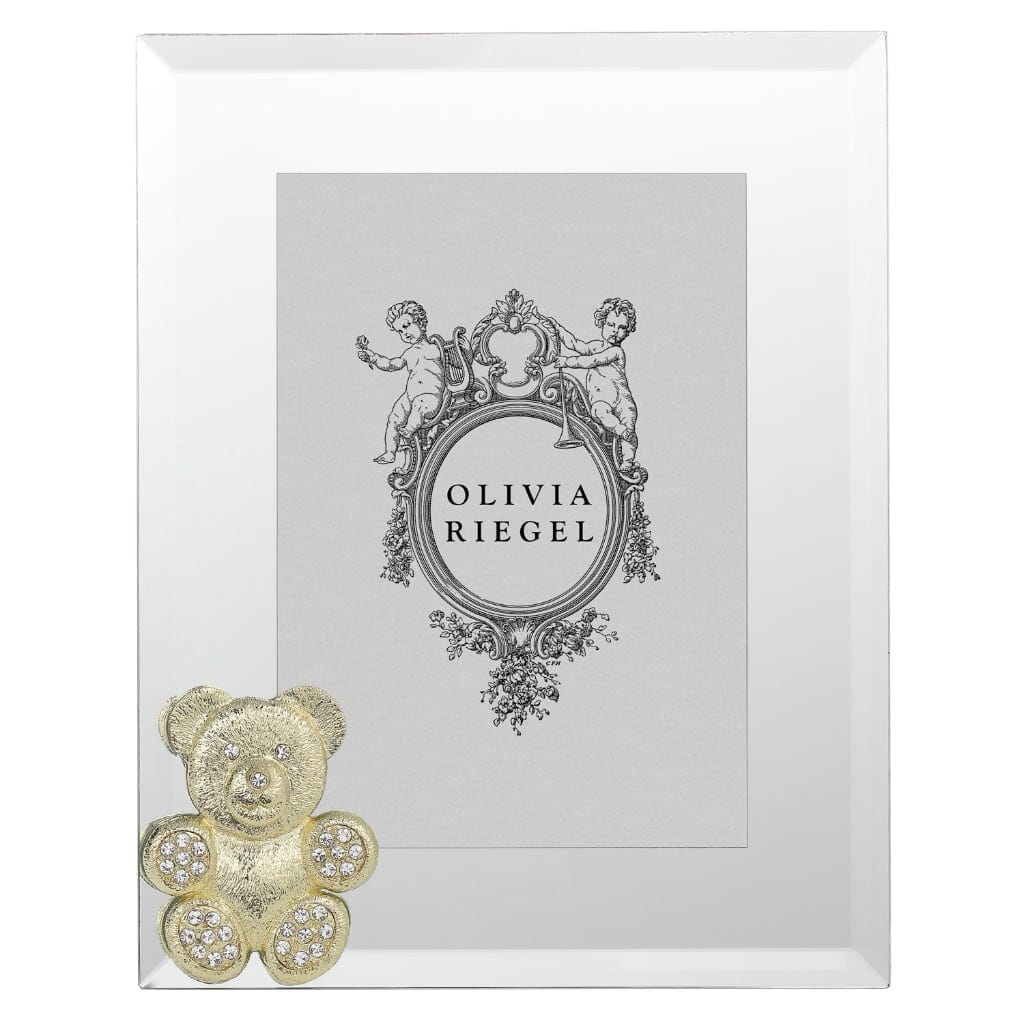 Olivia Riegel Gold Teddy Bear 5" x 7" Frame Picture Frames Olivia Riegel