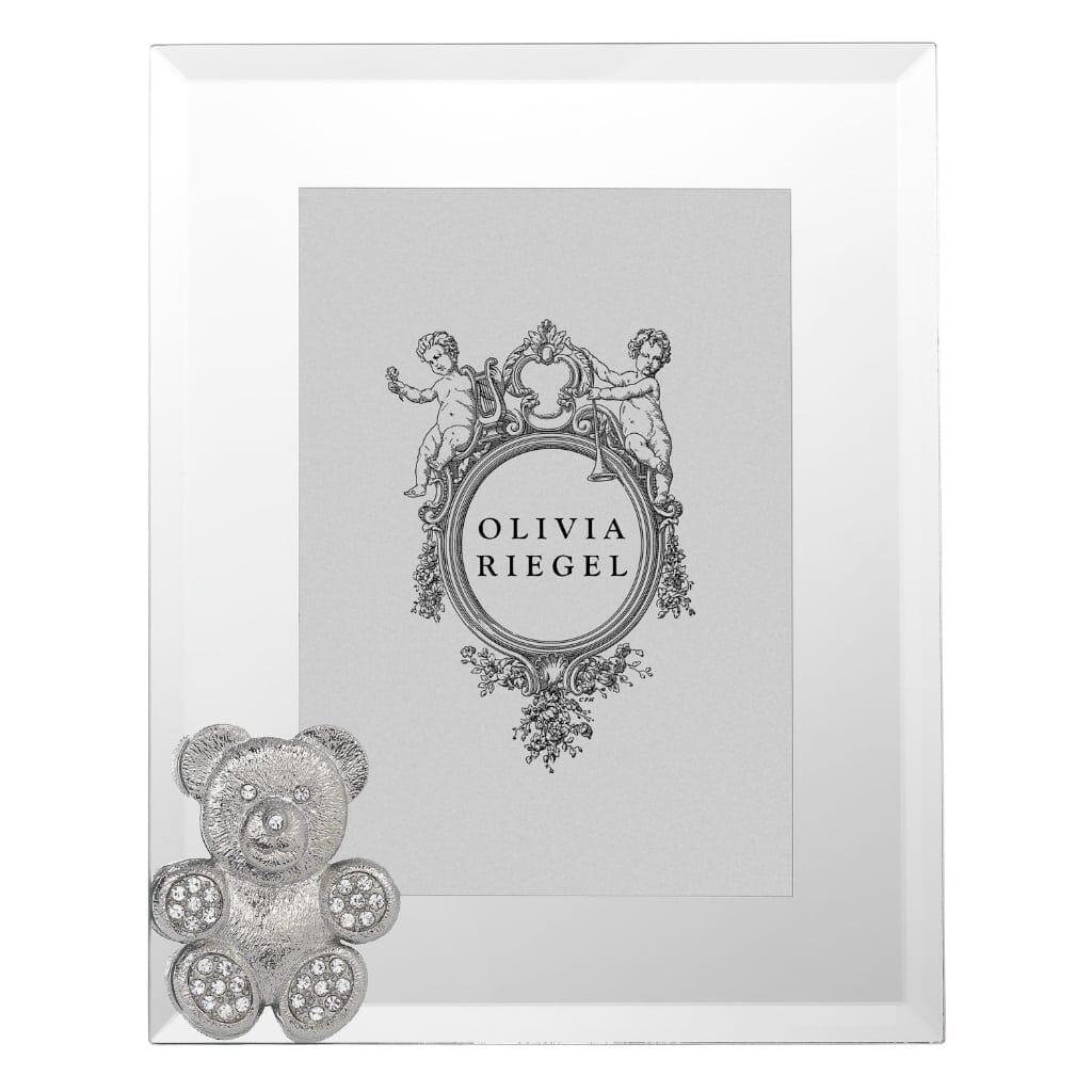 Olivia Riegel Silver Teddy Bear 5" x 7" Frame Picture Frames Olivia Riegel