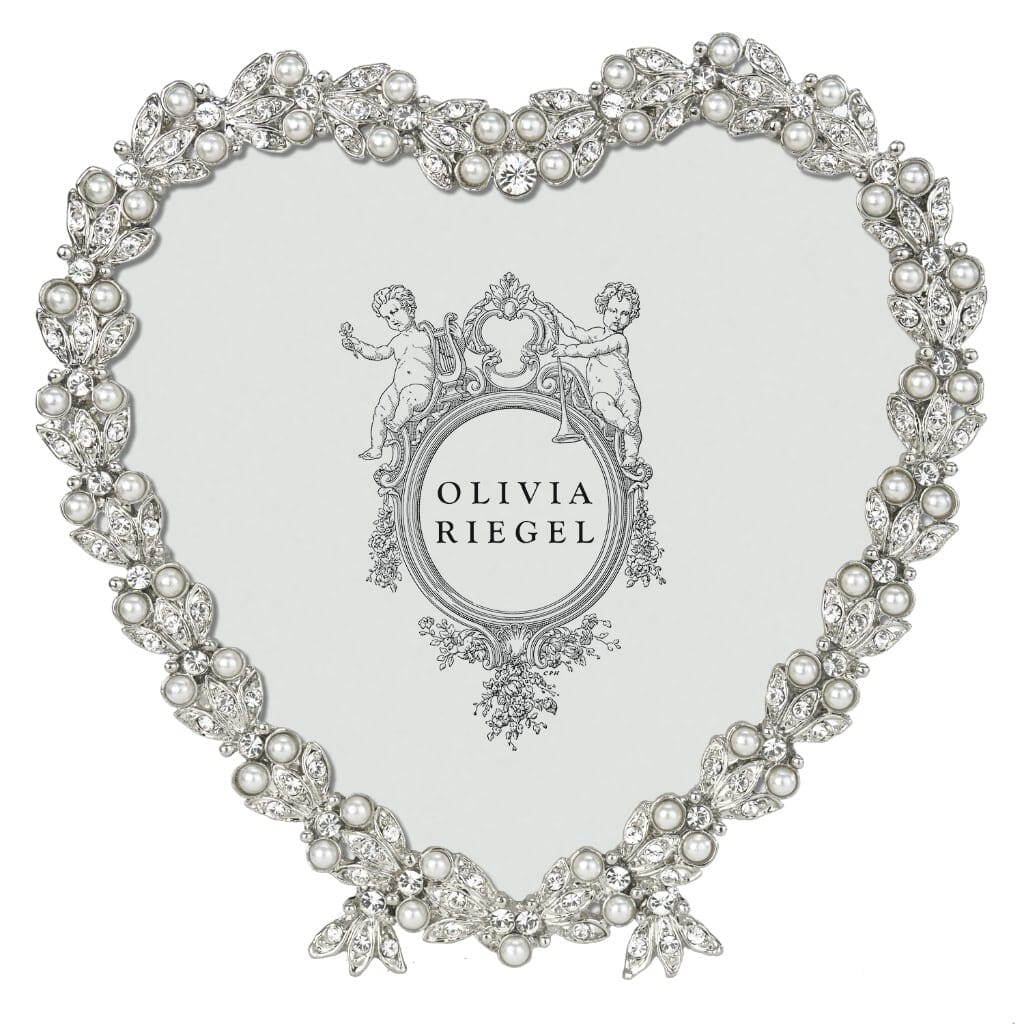 Olivia Riegel Silver Contessa Heart 3.5" Frame Picture Frames Olivia Riegel