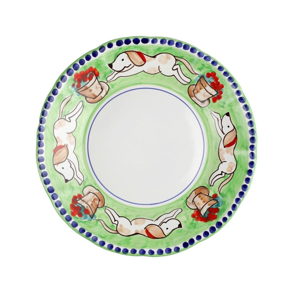 Vietri Campagna Cane Dinner Plate Dinnerware Vietri