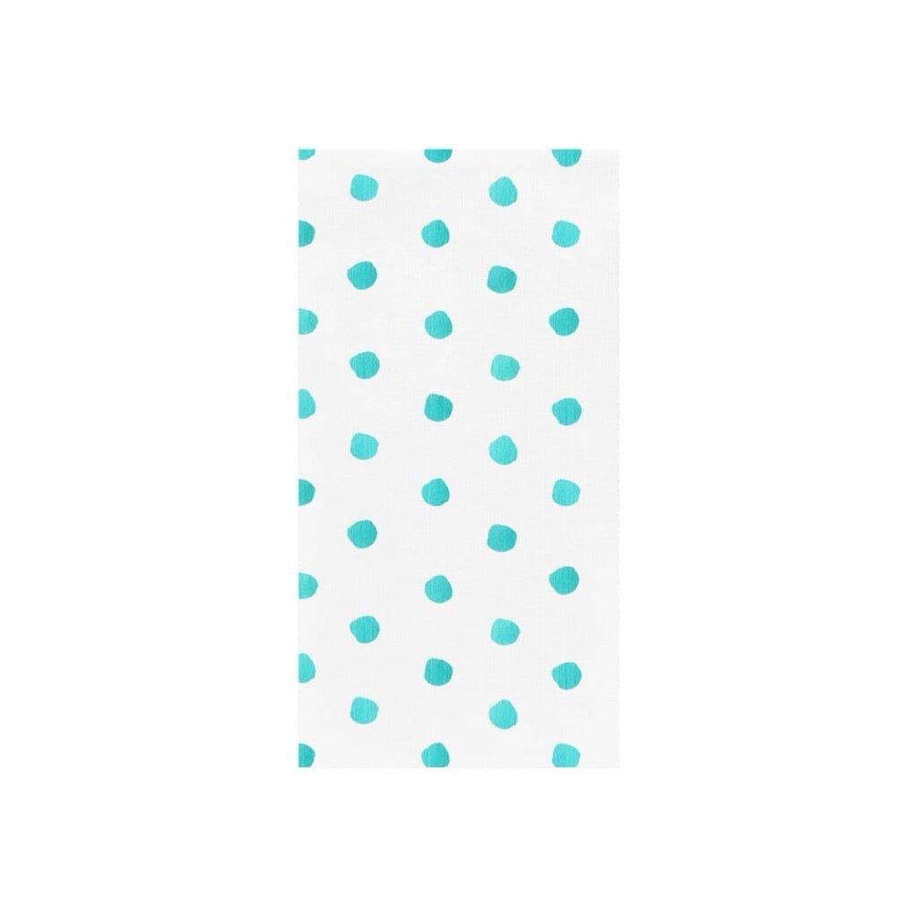 Vietri Papersoft Napkins Dot Aqua Guest Towels Napkins Vietri