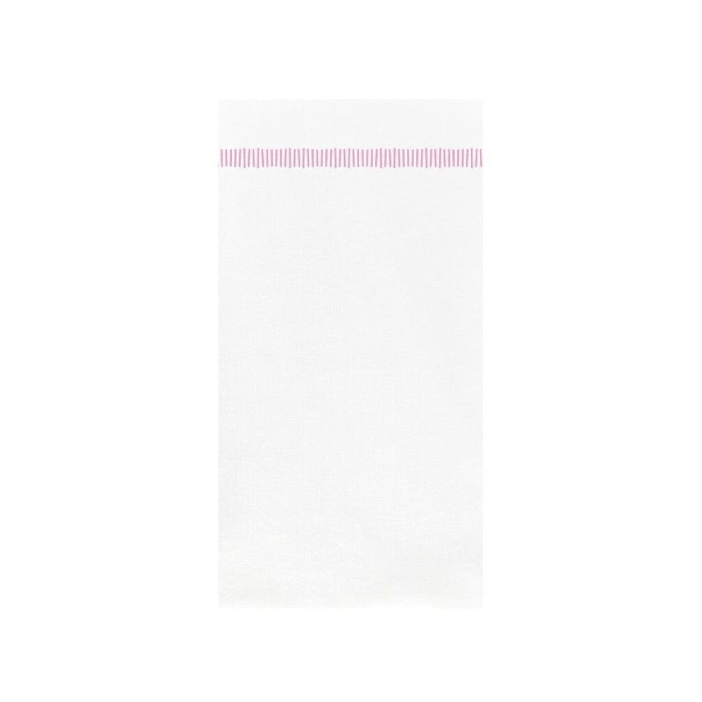 Vietri Papersoft Napkins Fringe Pink Guest Towels Napkins Vietri