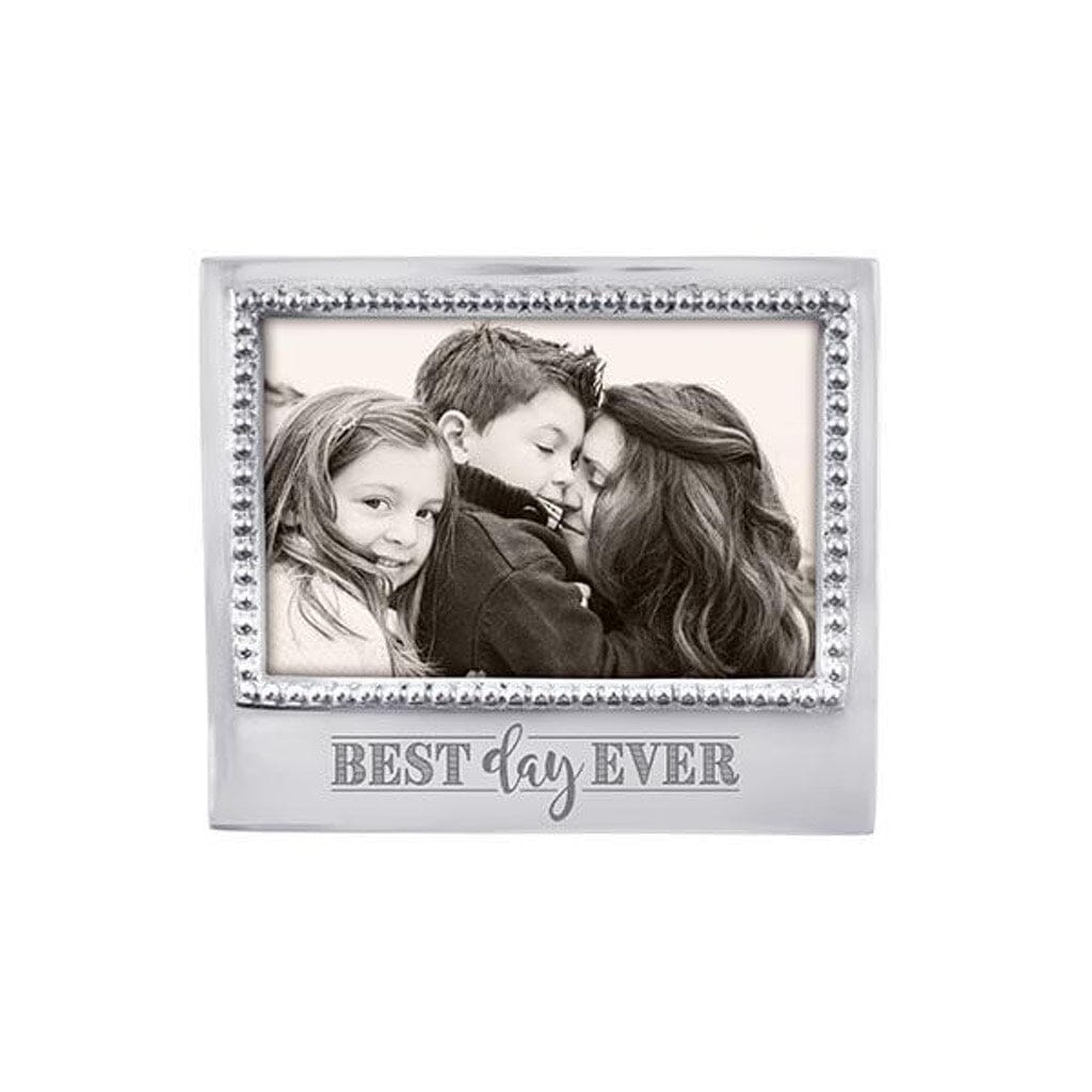 Mariposa BEST DAY EVER Beaded 4" x 6" Statement Frame Picture Frames Mariposa