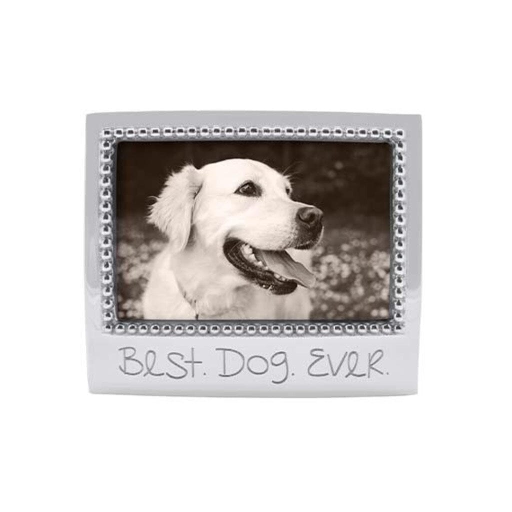 Mariposa BEST DOG EVER Beaded 4" x 6" Frame Picture Frames Mariposa