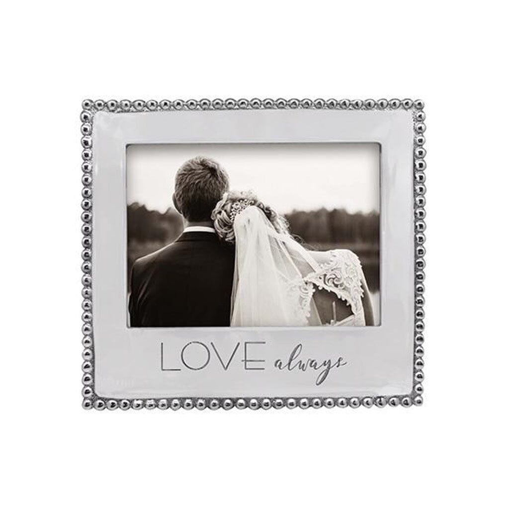 Mariposa LOVE, ALWAYS Beaded 5" x 7" Frame Picture Frames Mariposa