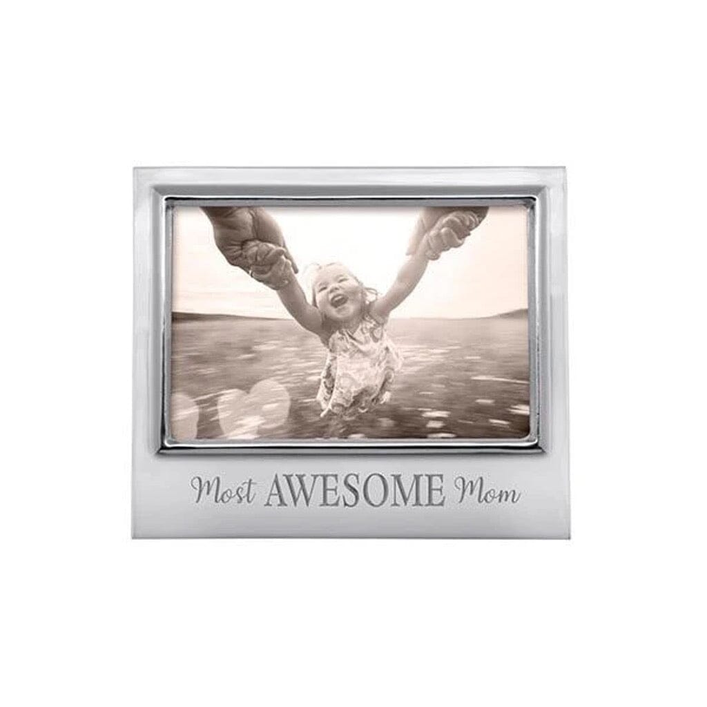 Mariposa MOST AWESOME MOM 4" x 6" Signature Frame Picture Frames Mariposa