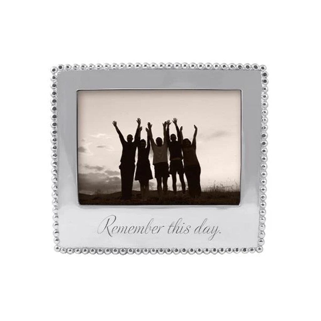 Mariposa REMEMBER THIS DAY Beaded 5" x 7" Frame Picture Frames Mariposa