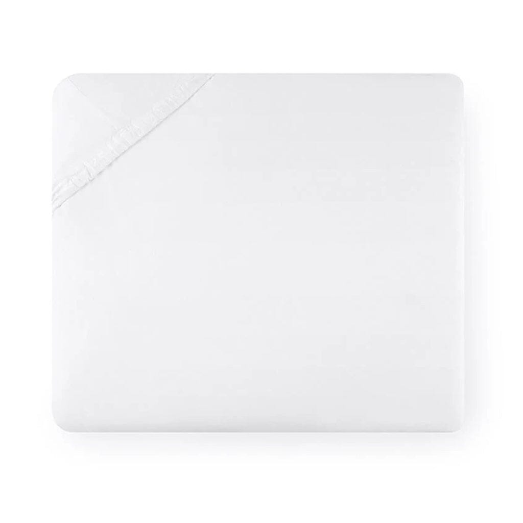 Sferra Grande Hotel Twin Bottom Fitted 39" x 75" x 17" Bedding Sferra WHITE