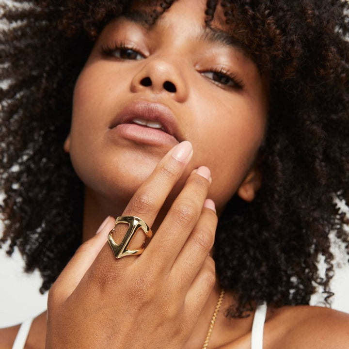 UNOde50 Ser Majestuosa Ring Gold Rings UNOde50