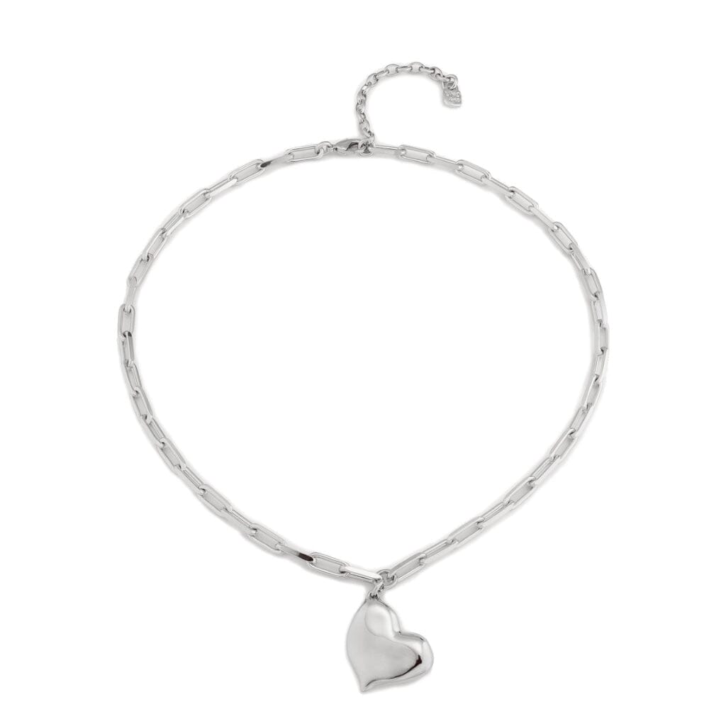 UNOde50 Heart Beat Necklace Silver Necklaces UNOde50