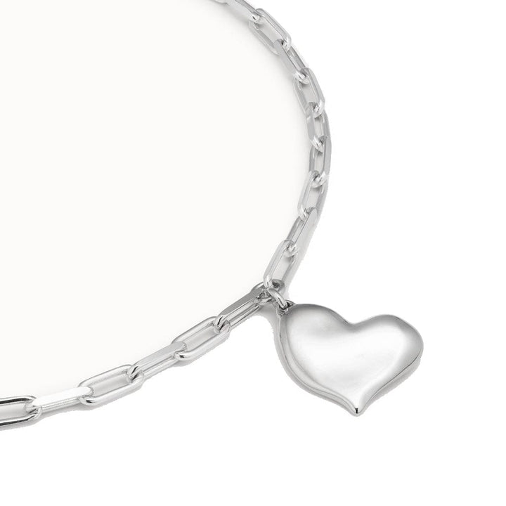 UNOde50 Heart Beat Necklace Silver Necklaces UNOde50