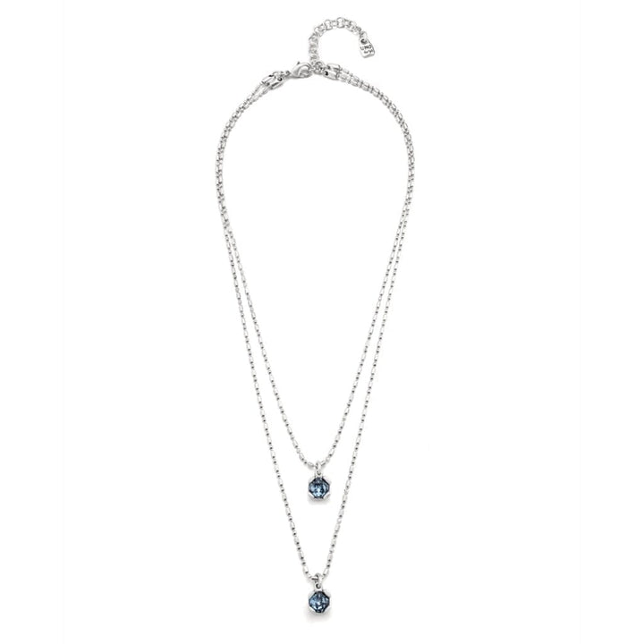 UNOde50 Aura Blue Necklace Silver Necklaces UNOde50