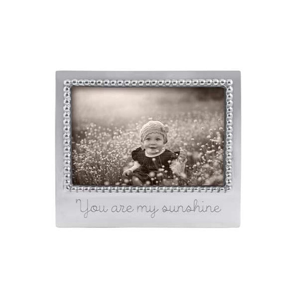 Mariposa YOU ARE MY SUNSHINE Beaded 4" x 6" Frame Picture Frames Mariposa