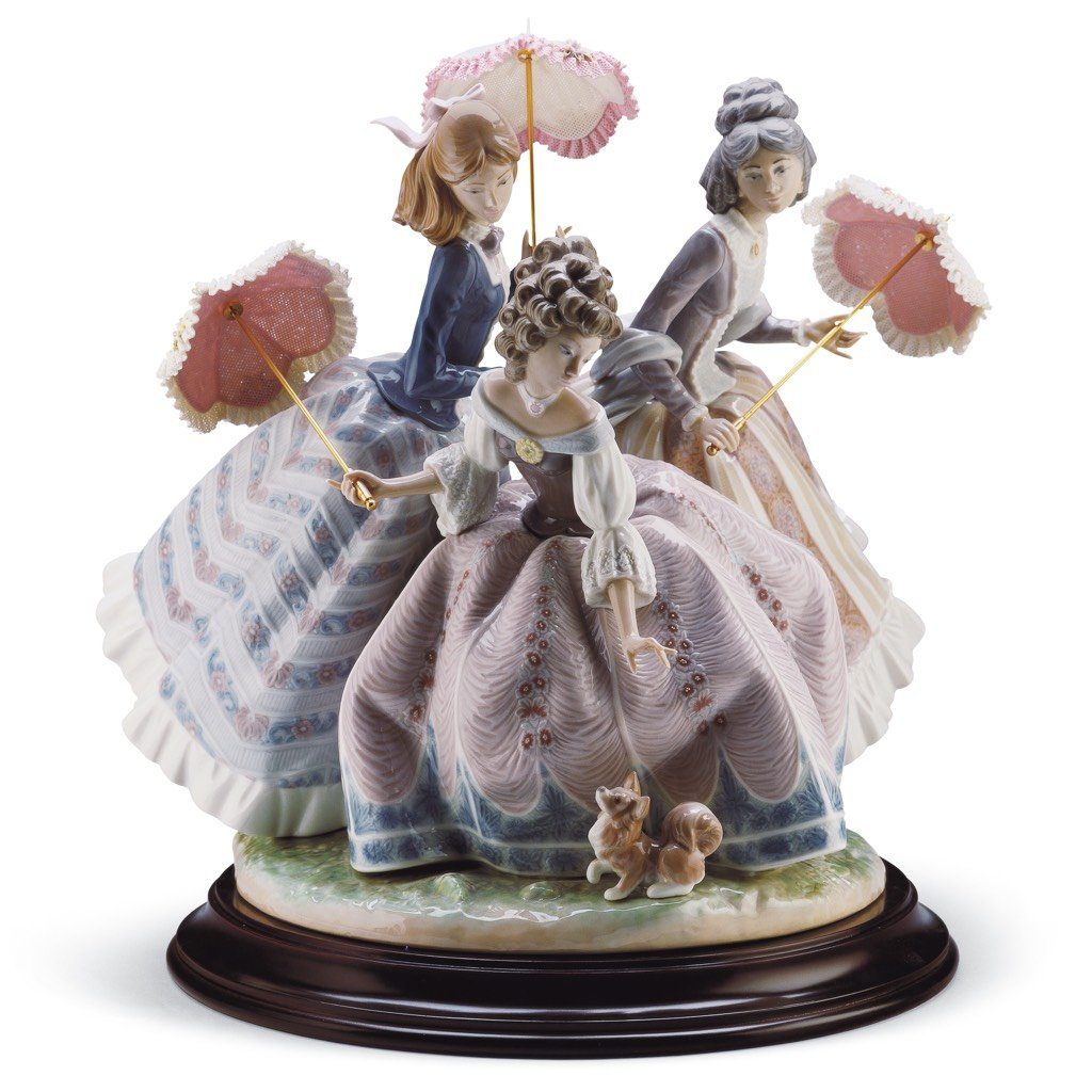 Lladro Porcelain Three Sisters Figurine LE 3000 Figurines Lladro