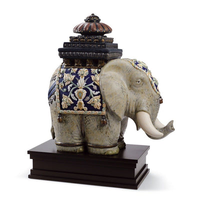 Lladro Porcelain Siamese Elephant Figurine LE 2000 Figurines Lladro 