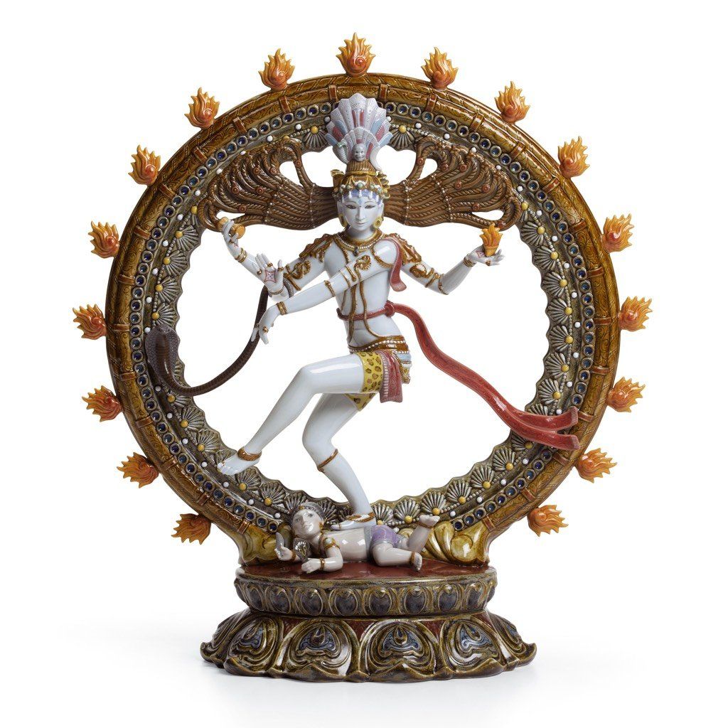 Lladro Porcelain Shiva Nataraja Figurine LE 3000 Figurines Lladro