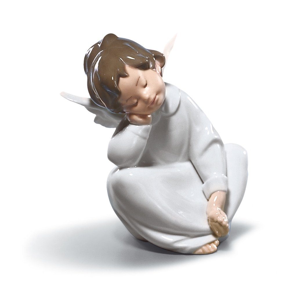 Lladro Porcelain Angel Dreaming Figurine Figurines Lladro