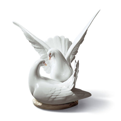 Lladro Porcelain Love Nest Figurine Figurines Lladro 