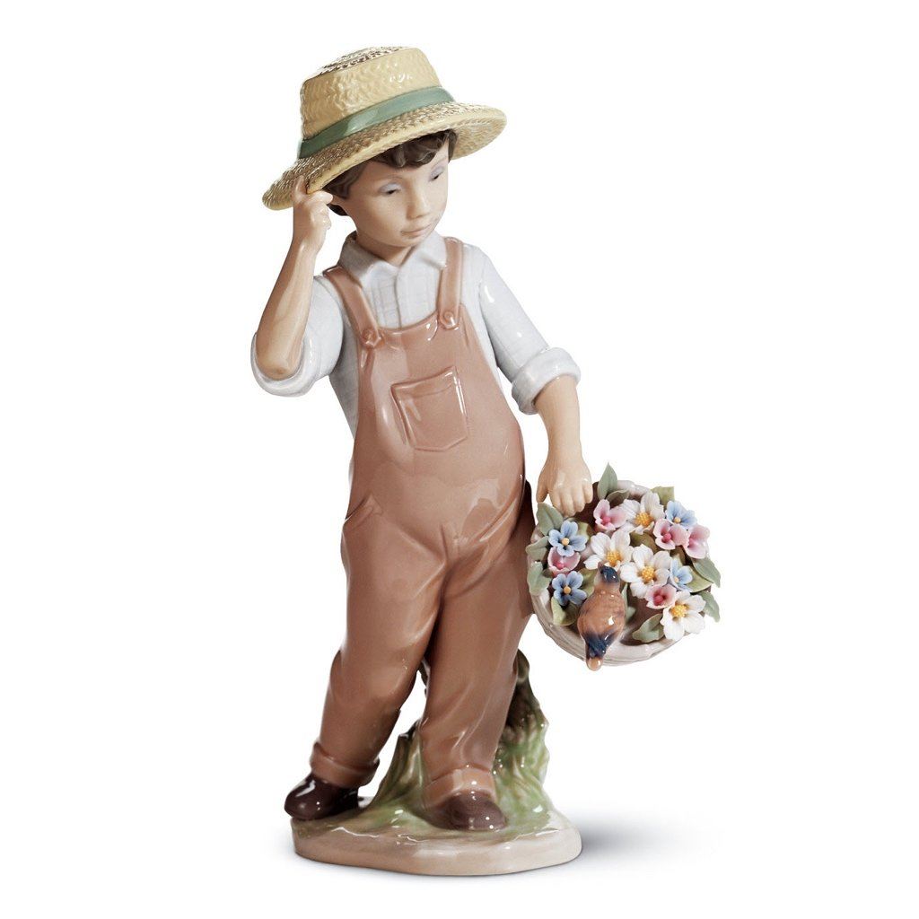 Lladro Porcelain My Happy Friend Figurine Figurines Lladro