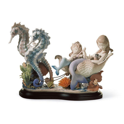 Lladro Porcelain Underwater Journey Figurine LE 1000 Figurines Lladro 