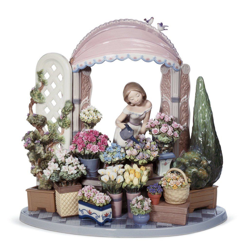 Lladro Porcelain Romantic Feelings Figurine Figurines Lladro