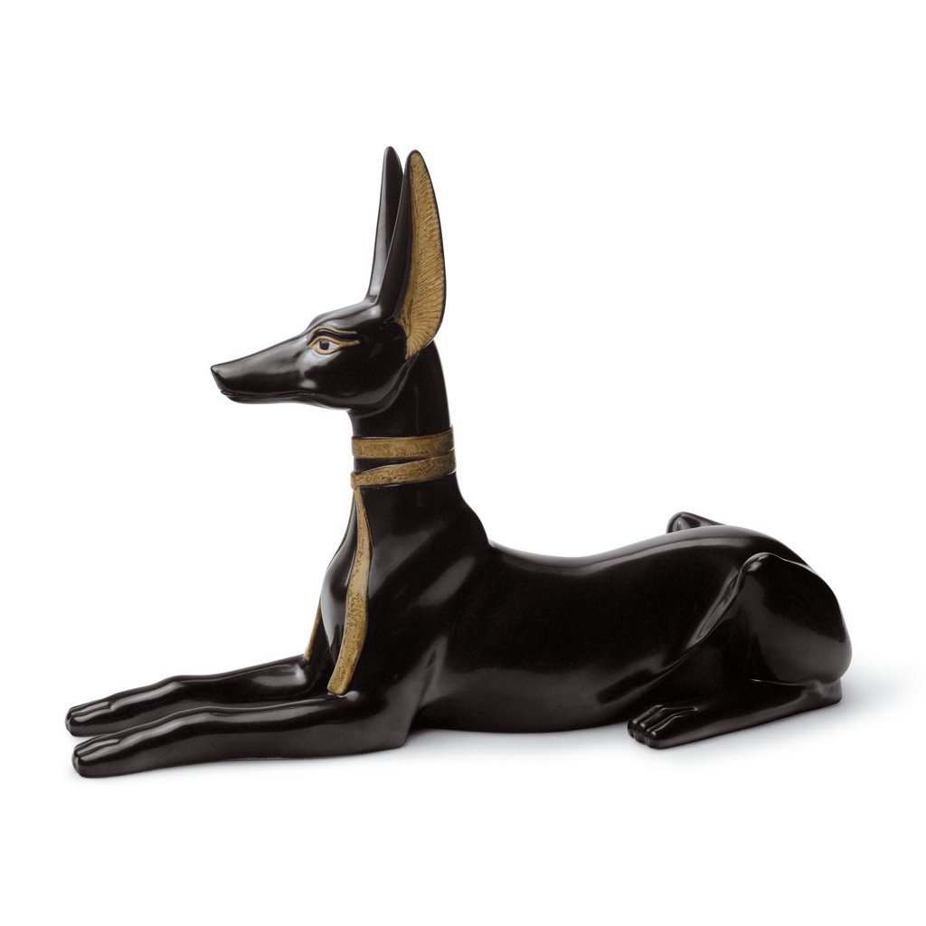Lladro Porcelain Anubis Figurine Figurines Lladro