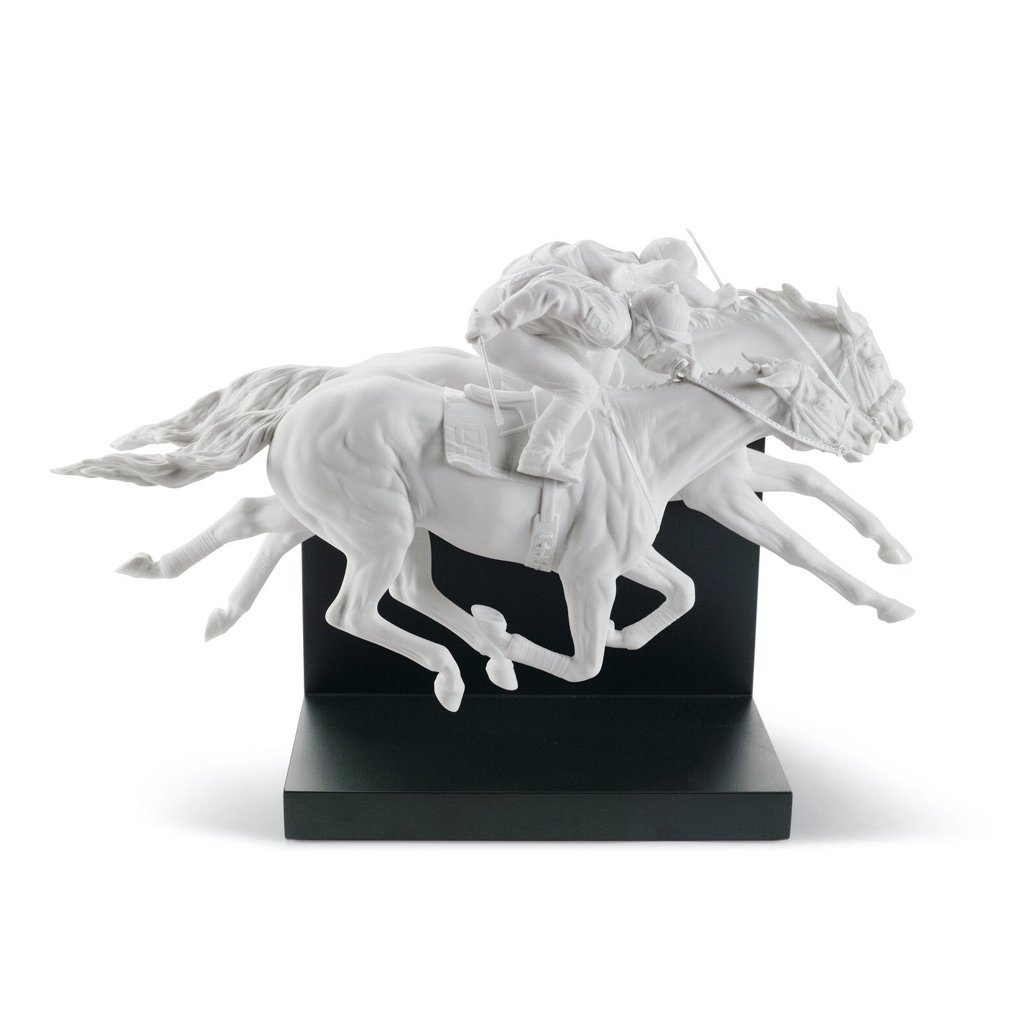 Lladro Porcelain Horse Race Figurine LE 3000 Figurines Lladro