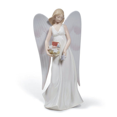 Lladro Porcelain Angelic Stars Tree Topper Figurines Lladro 