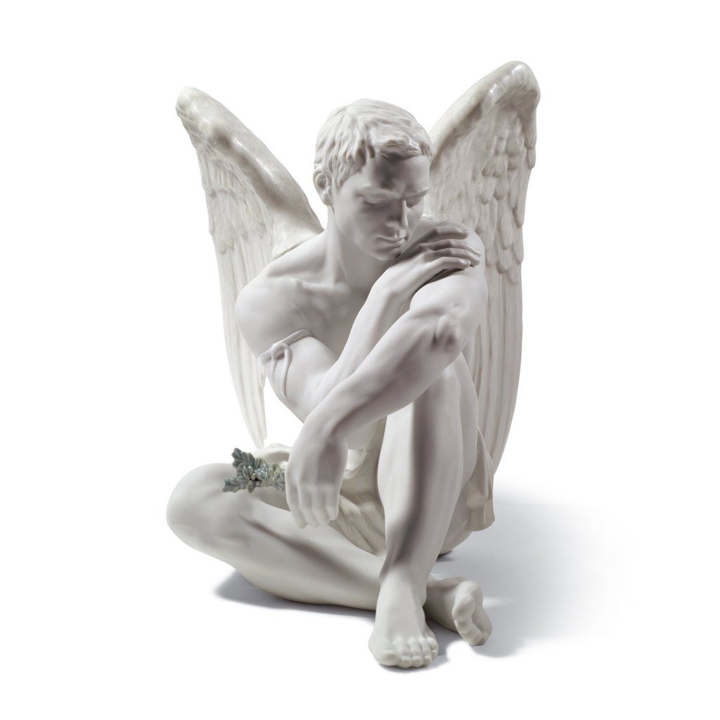 Lladro Porcelain Protective Angel Figurine Figurines Lladro