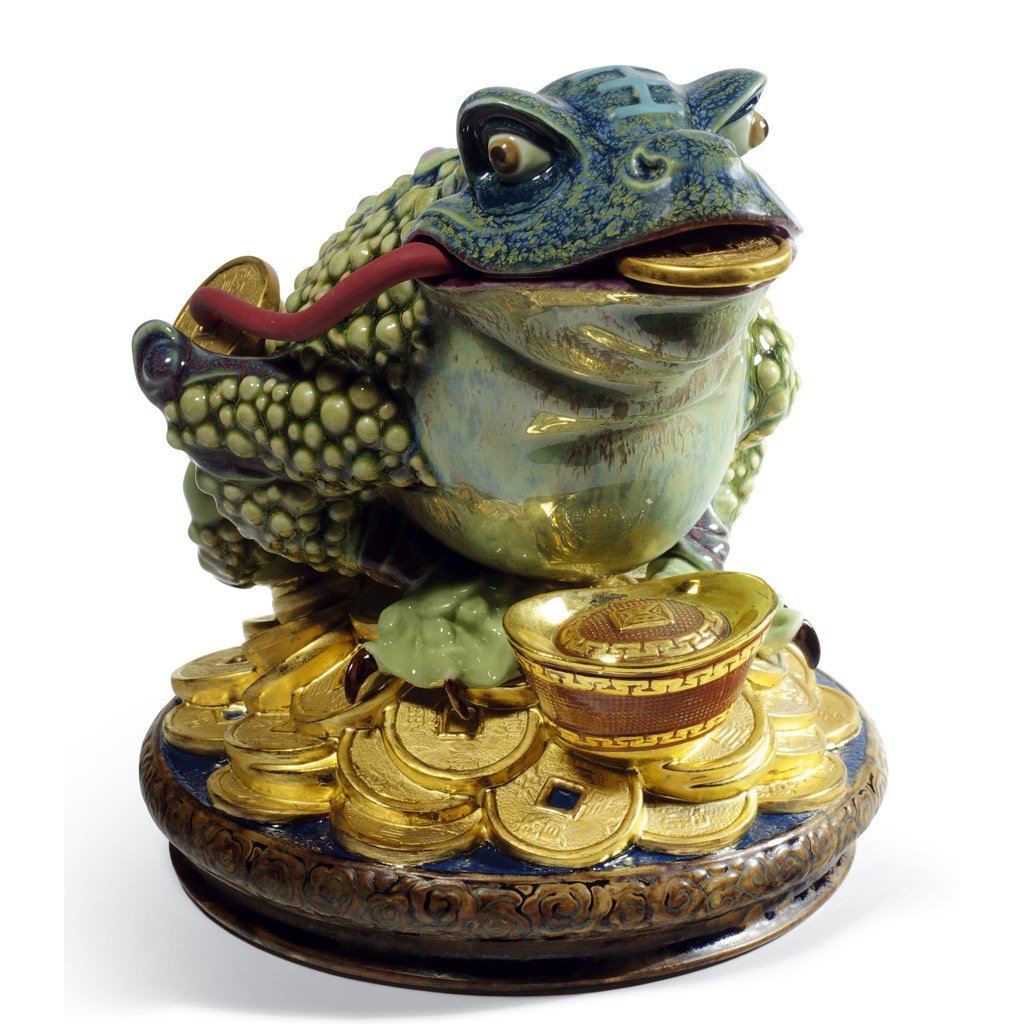 Lladro Porcelain Hoptoad Figurine LE 3000 Figurines Lladro