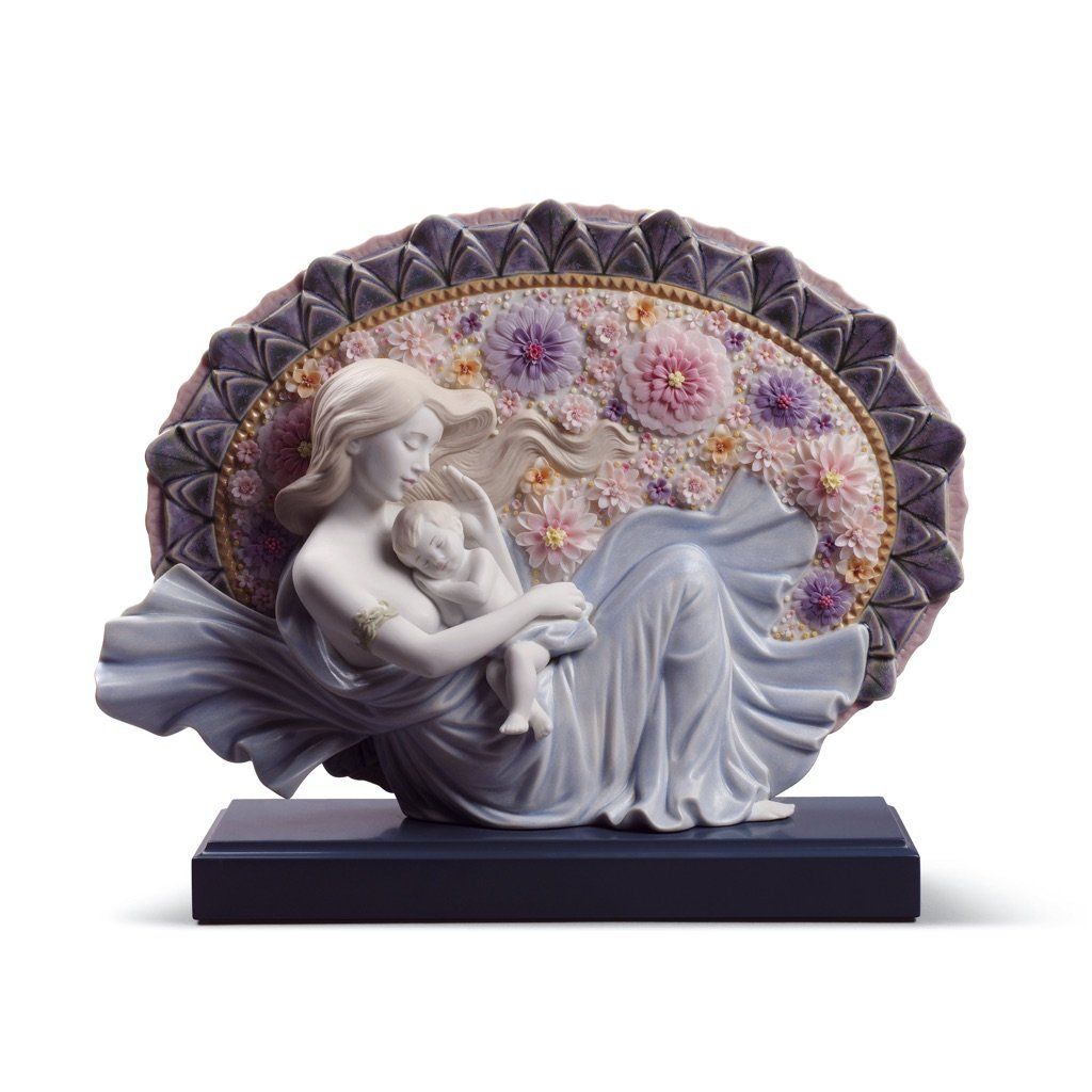 Lladro Porcelain Blossoming Of Life Figurine Figurines Lladro