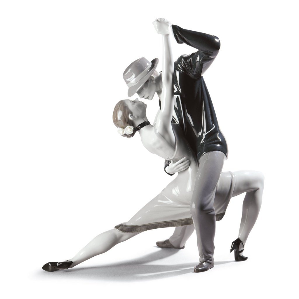 Lladro Porcelain Passionate Tango Noir Figurine LE 3000 Figurines Lladro