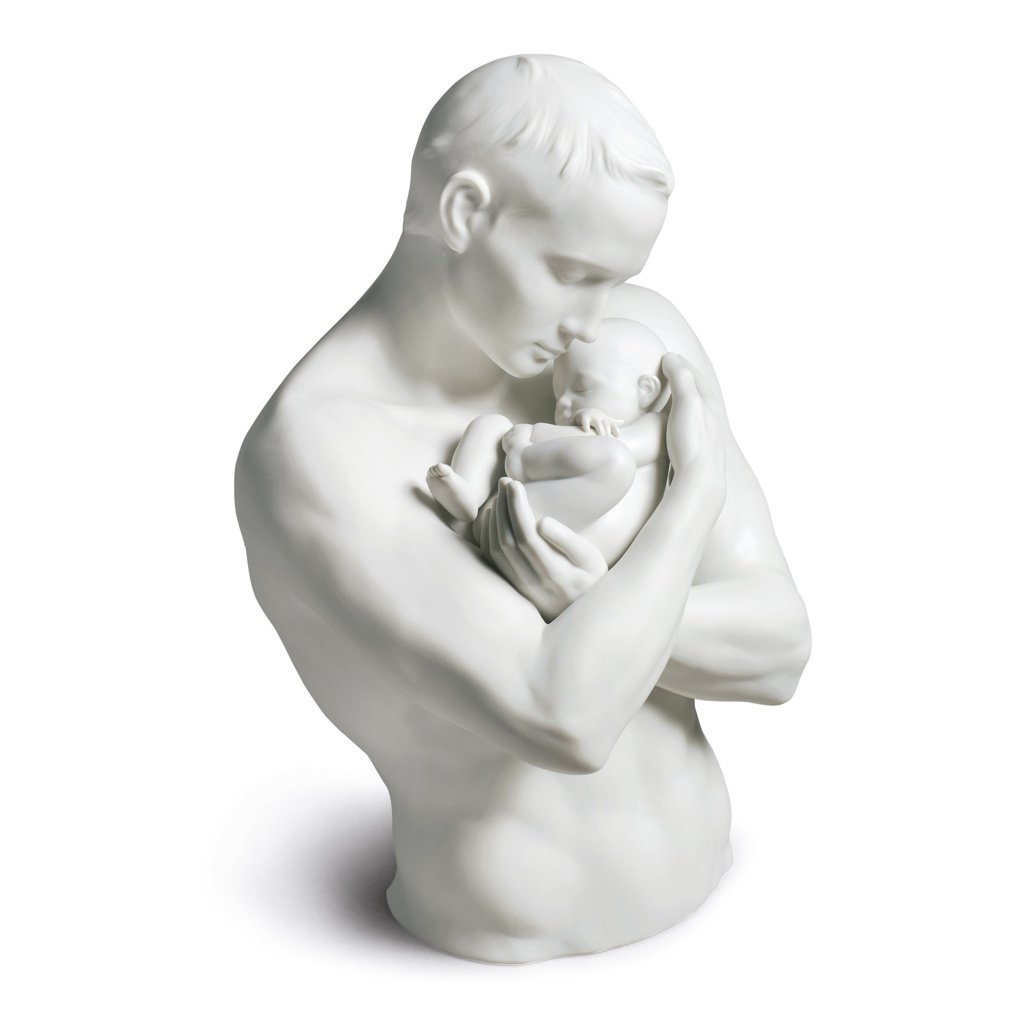 Lladro Porcelain Paternal Protection Figurine Figurines Lladro