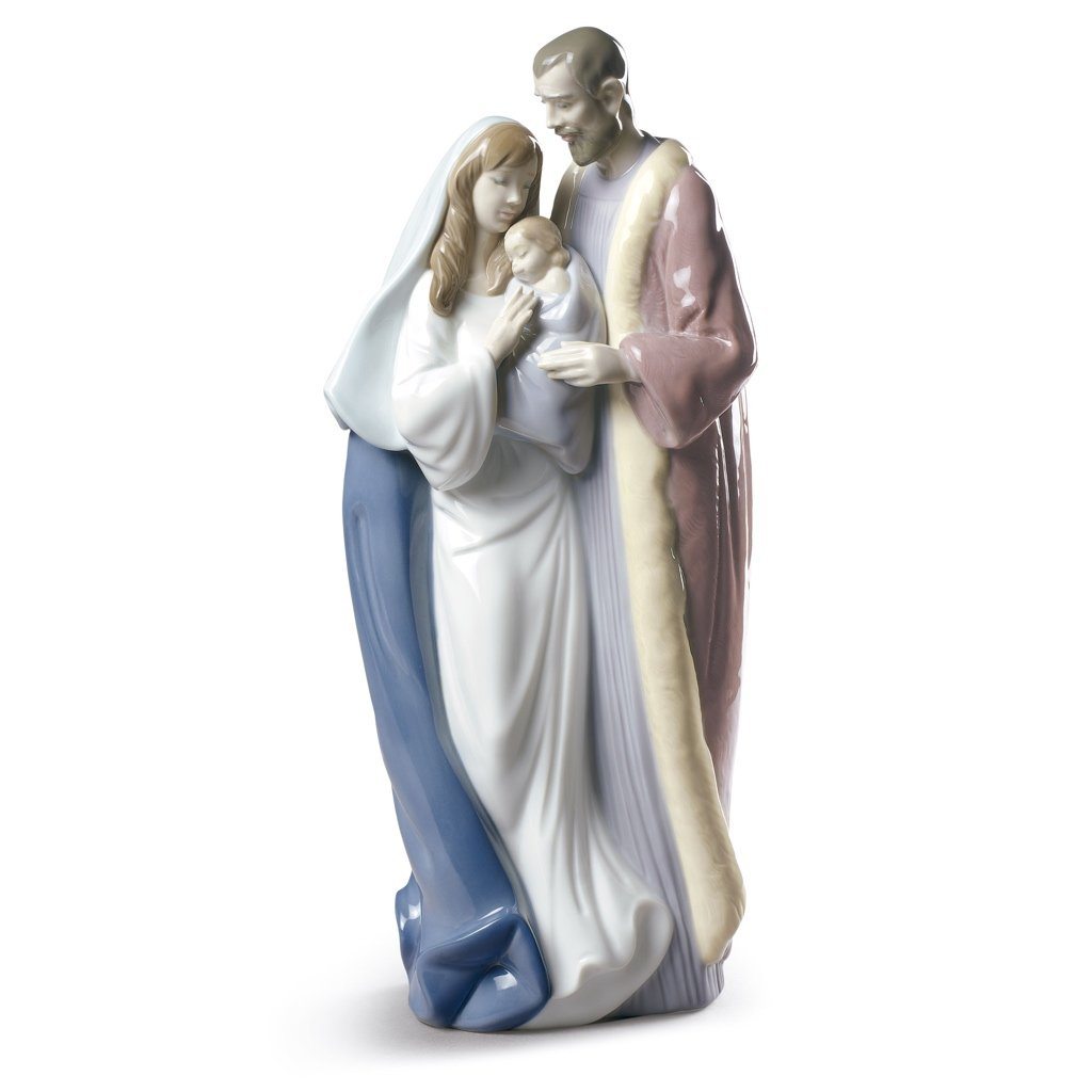 Lladro Porcelain Blessed Family Figurine Figurines Lladro