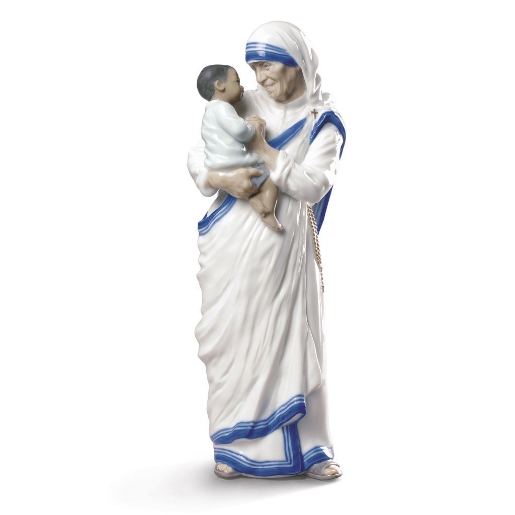 Lladro Porcelain Mother Teresa Of Calcutta Figurine Figurines Lladro
