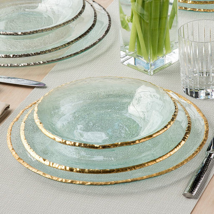 Annieglass Edgey Charger Plate - 12" Dinnerware Annieglass