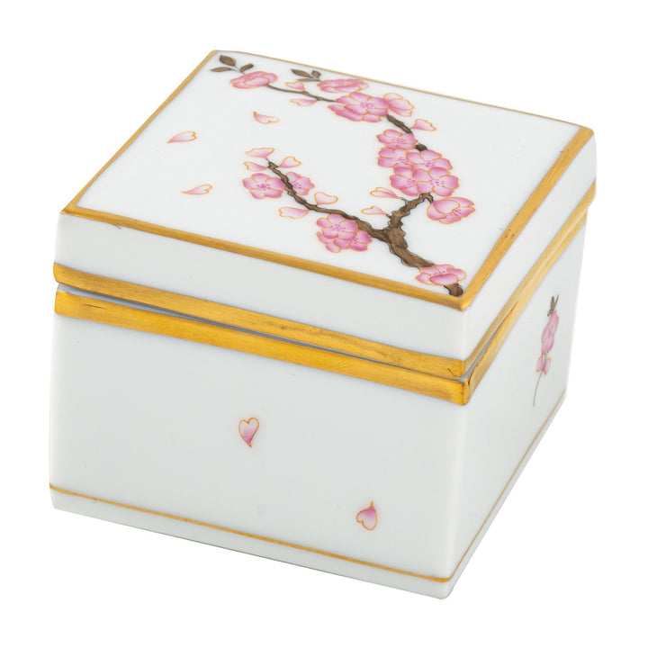 Herend Square Box Figurines Herend Pattern Sq.Box