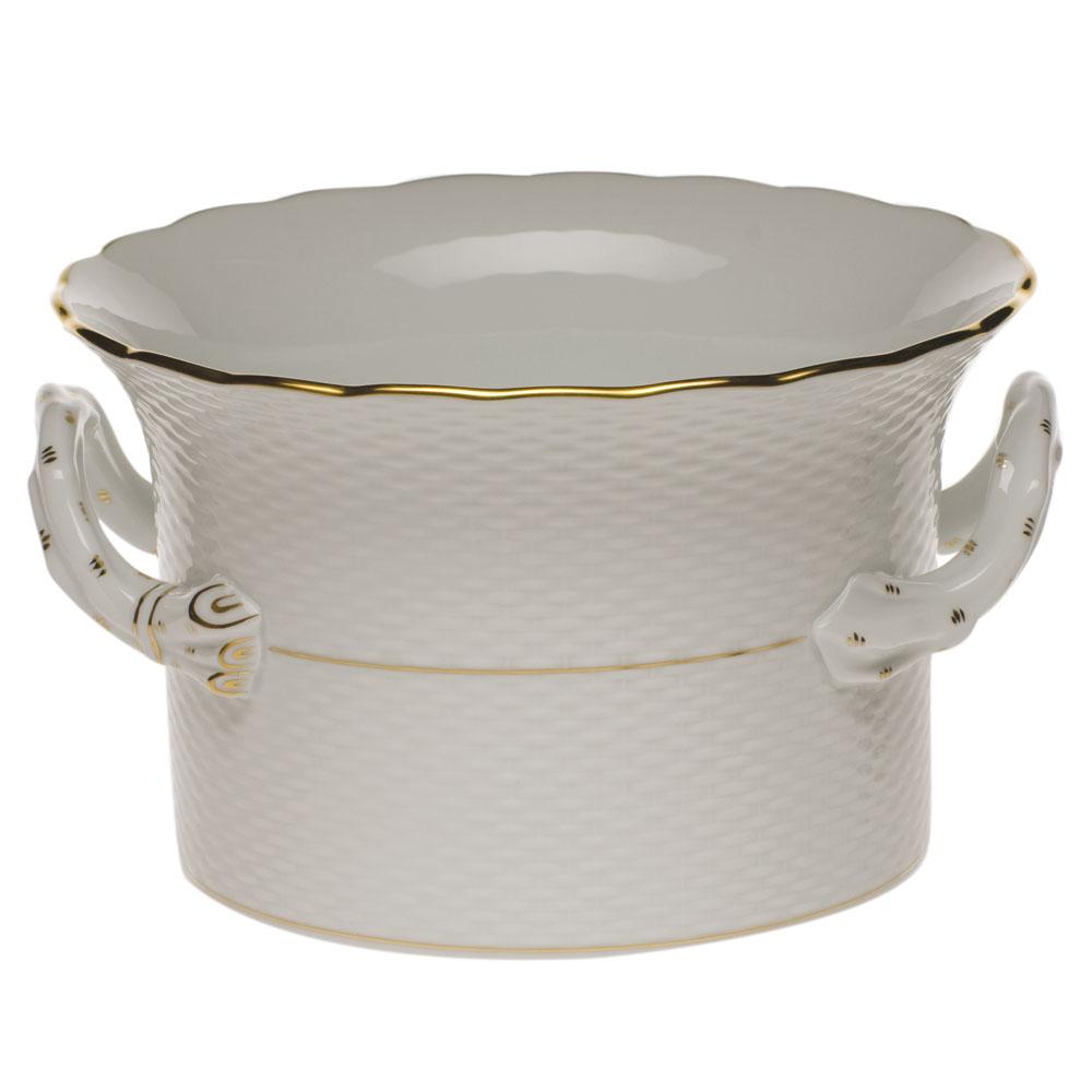 Herend Cachepot W/Handles Figurines Herend